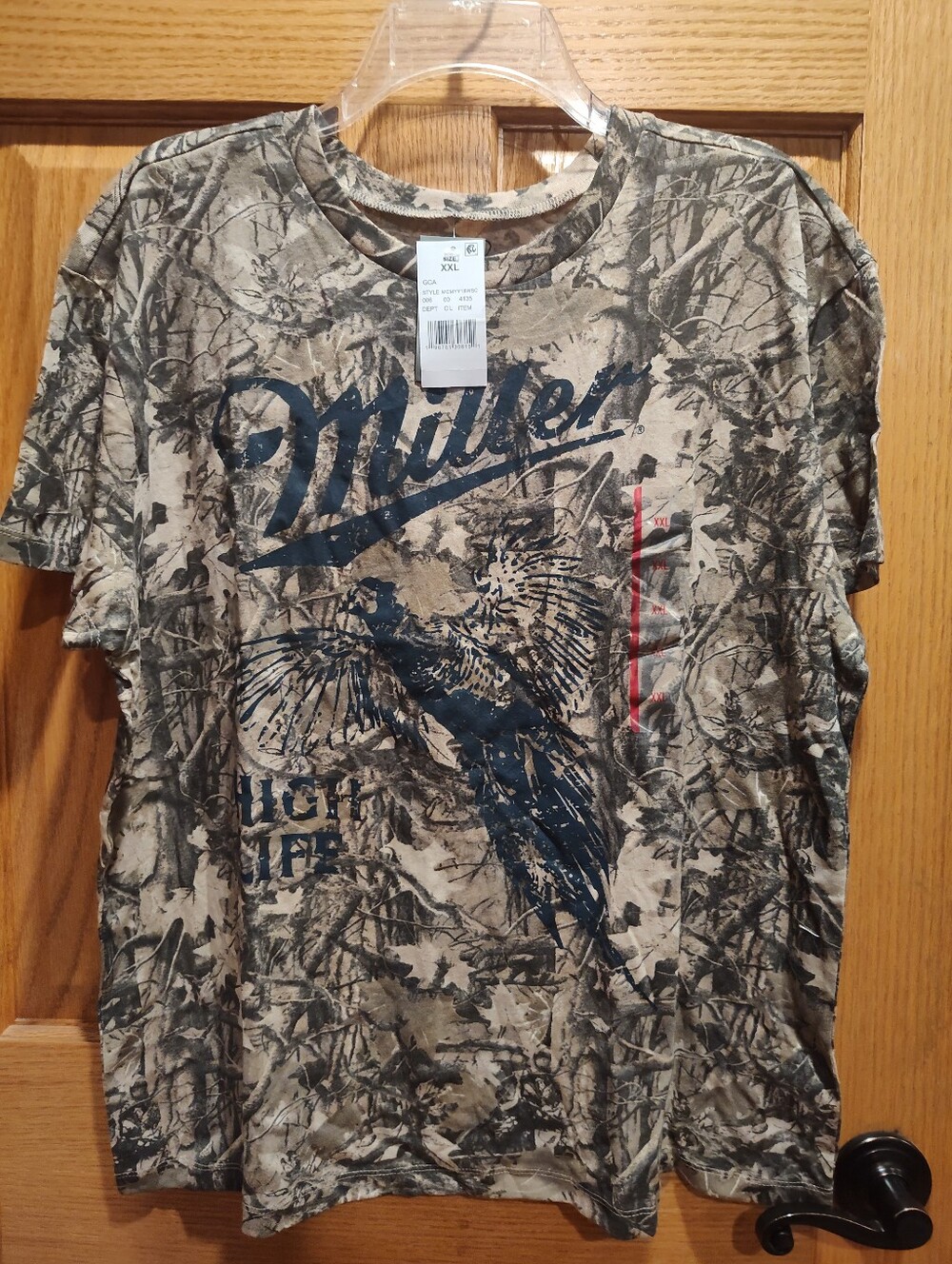 Women's Miller High Life Pheasant Camo Graphic Tee, XXL